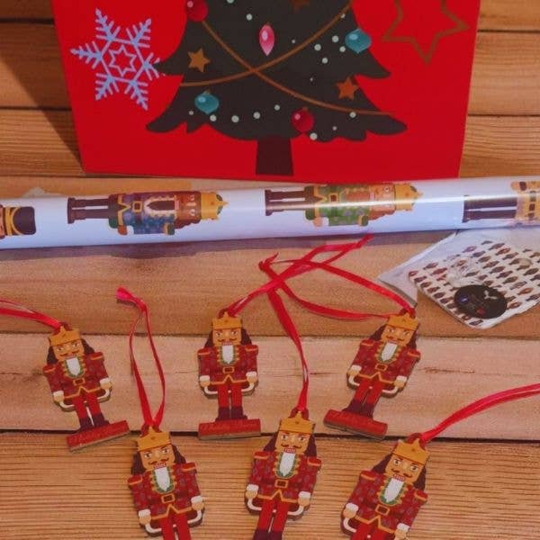 Nadolig Llawen Welsh Nutcracker Decoration