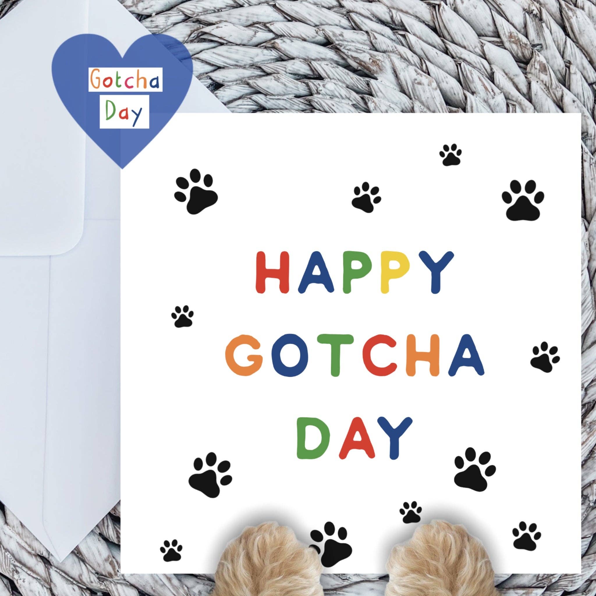 Happy Gotcha Day Dog Card