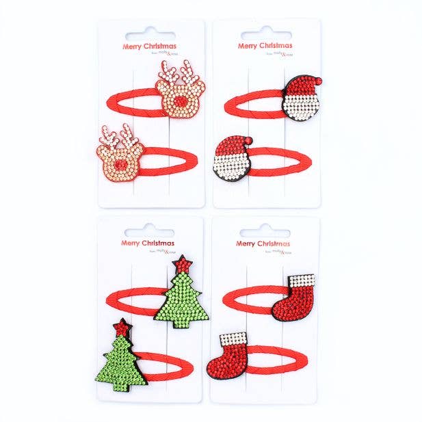 Assorted Christmas Diamante Sleepies