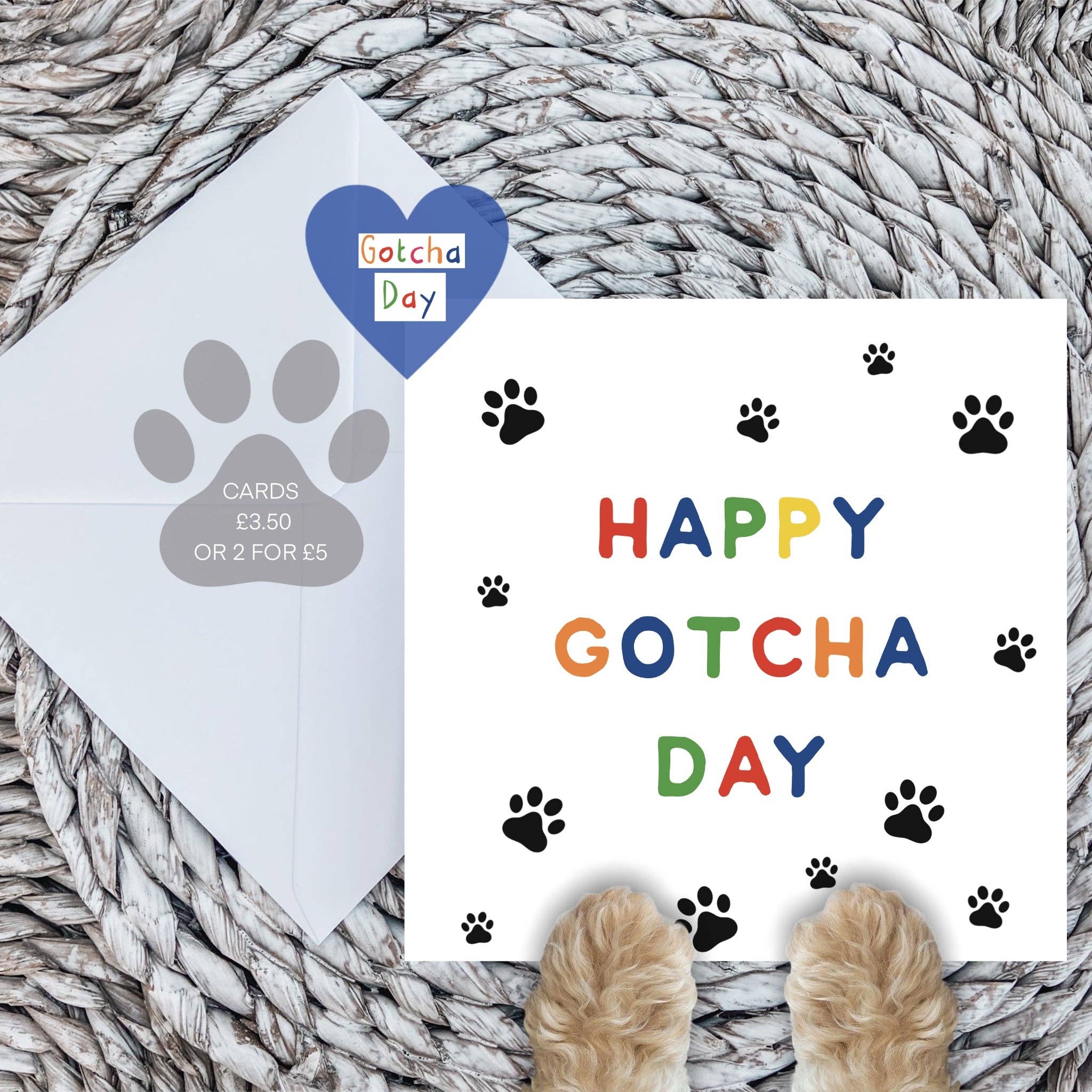 Happy Gotcha Day Dog Card