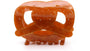 PRETZEL NOVELTY HAIR CLIP: BROWN