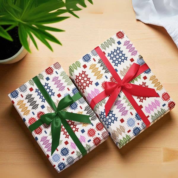 Welsh Tapestry Wrapping Paper - Multicoloured