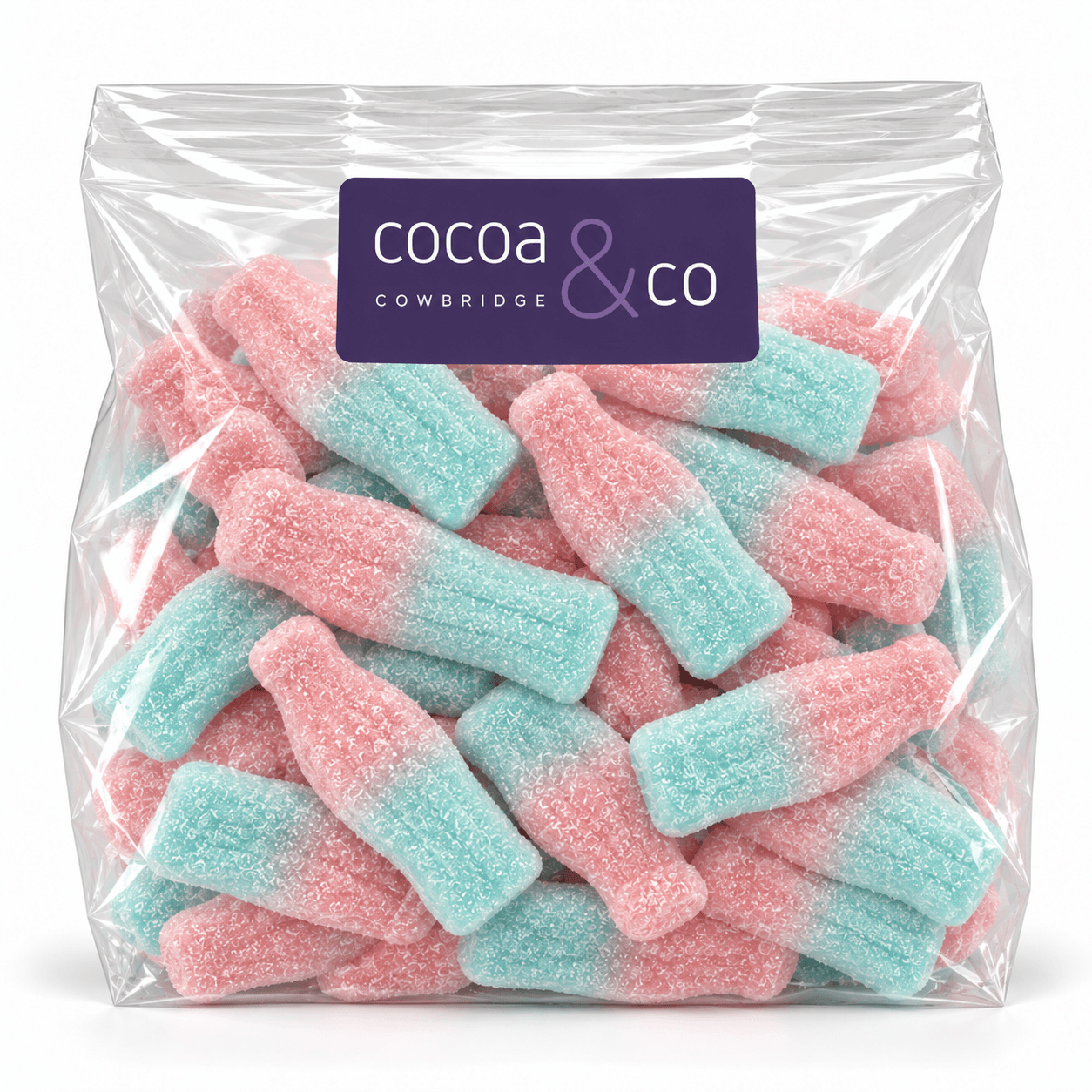 Jumbo Fizzy Bubblegum Bottles (Per 100g)