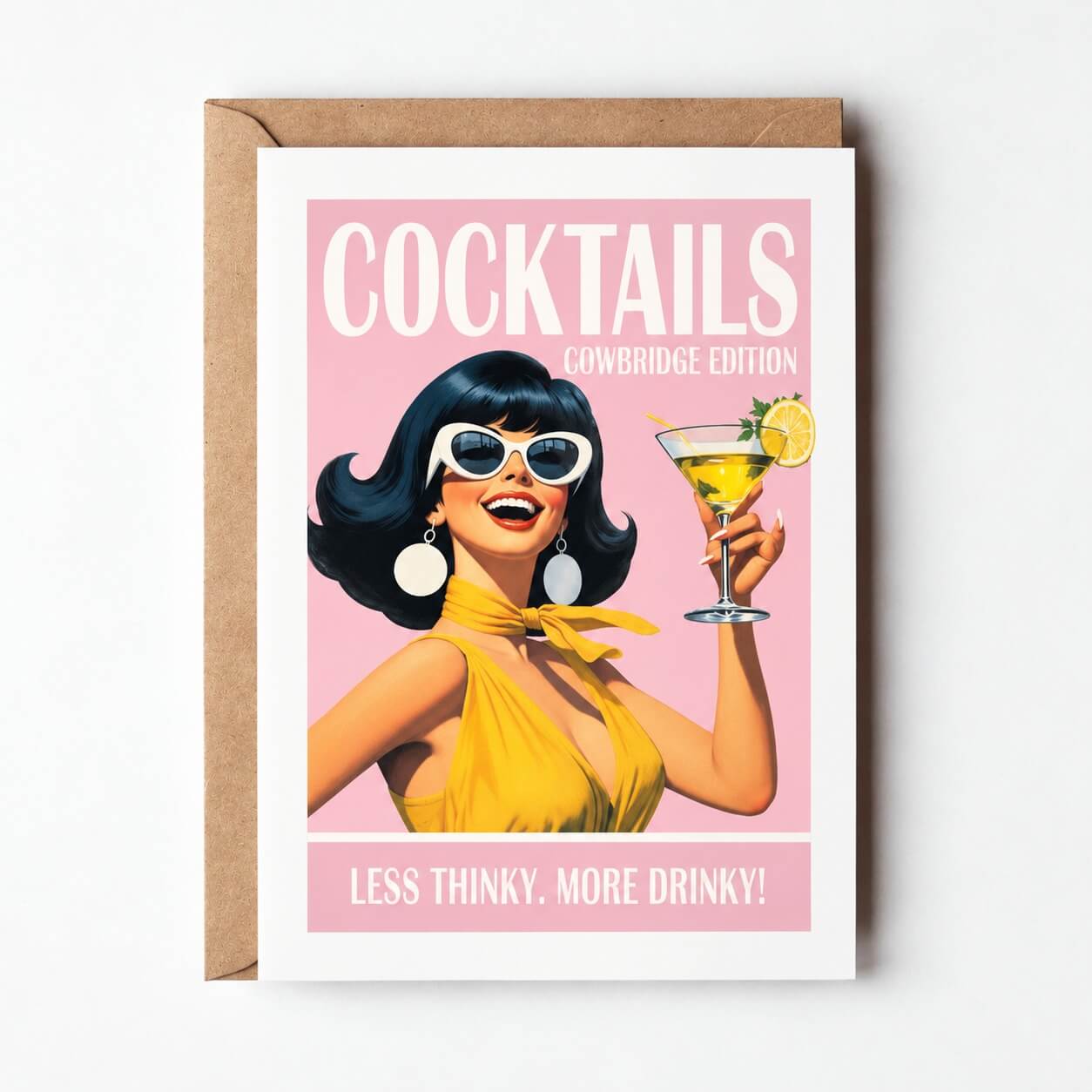 More Drinky Cowbridge Greeting Card