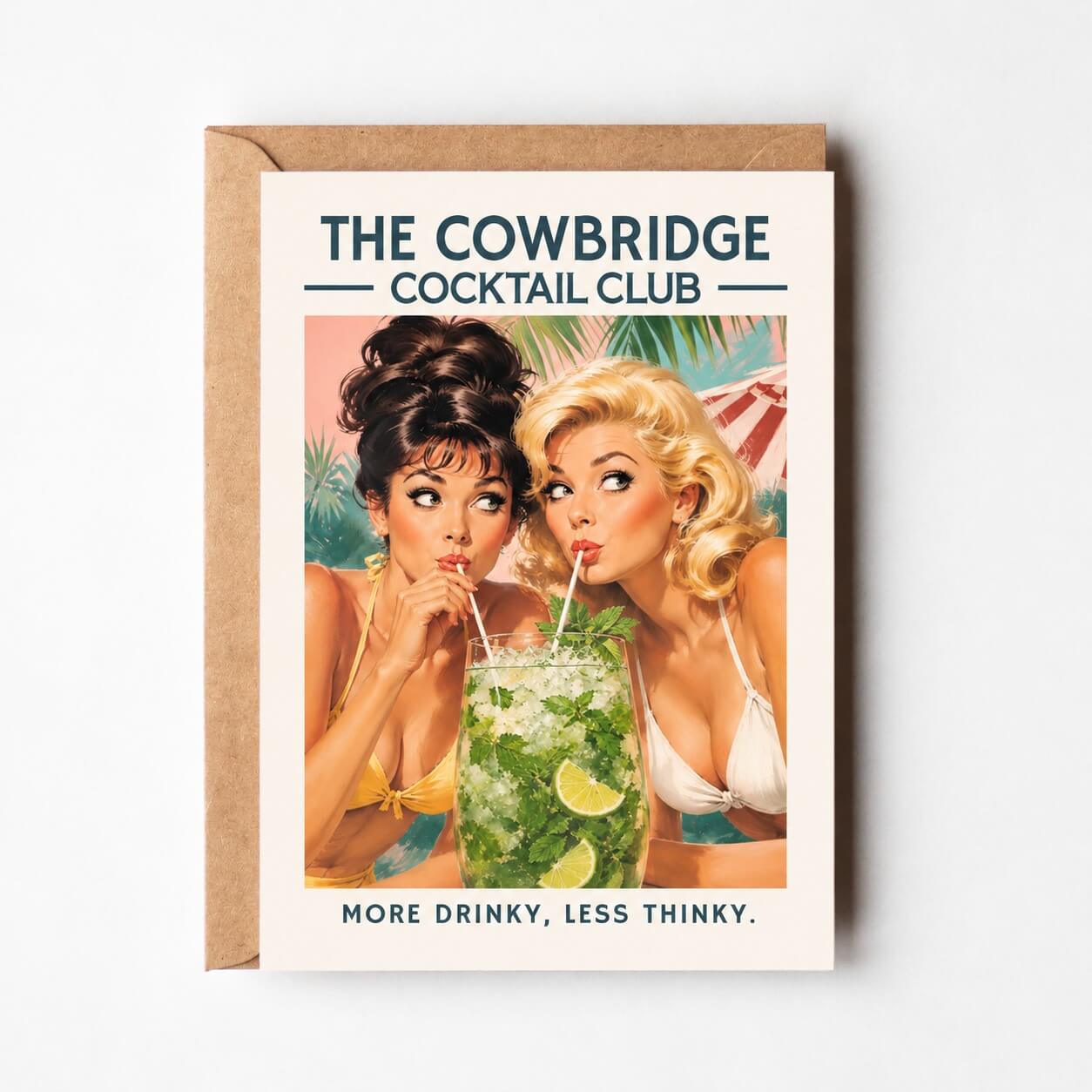 The Cowbridge Cocktail Club Greeting Card