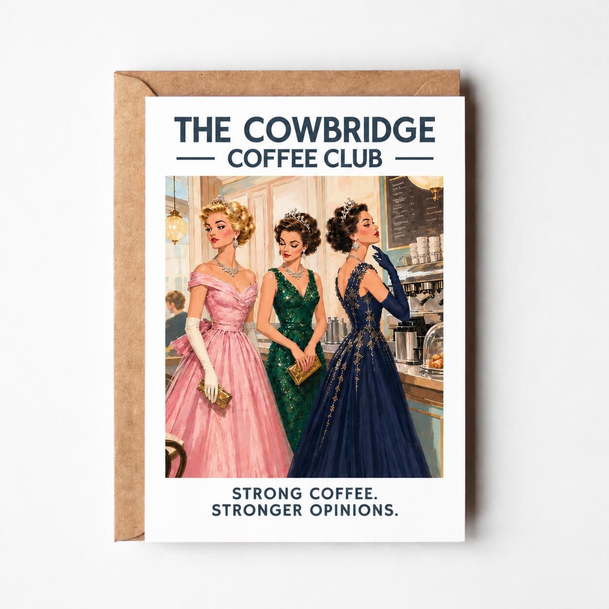 The Cowbridge Coffee Club Greeting Card