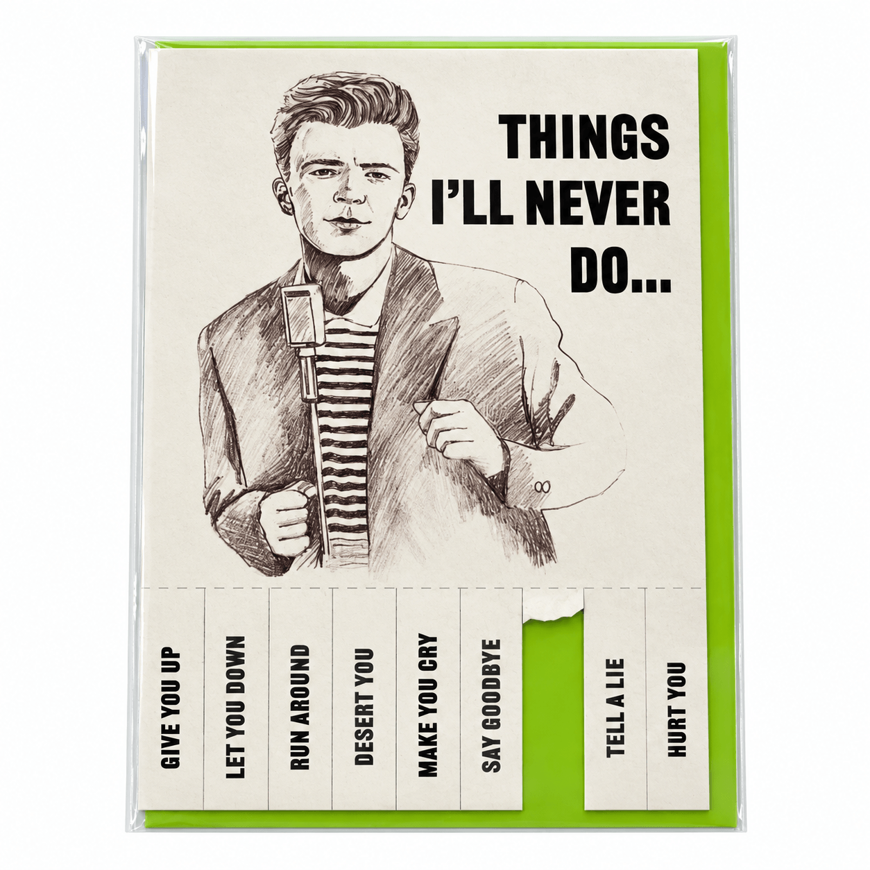 Things I’ll Never Do Birthday Card