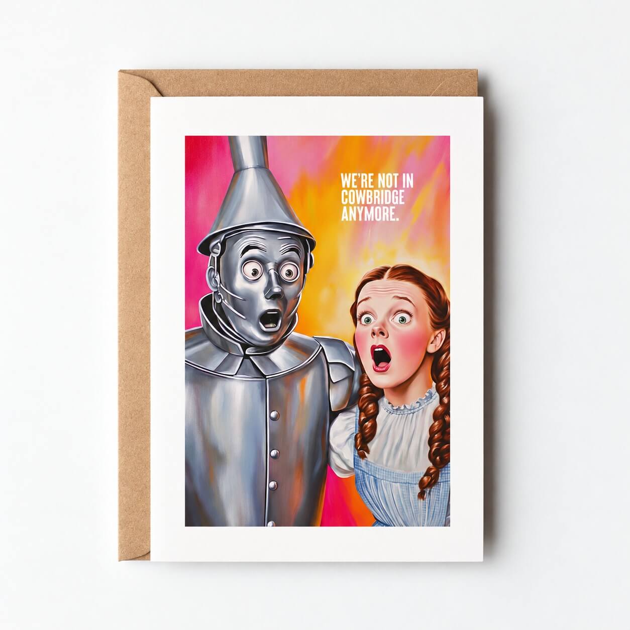 We're Not In Cowbridge Anymore Greeting Card