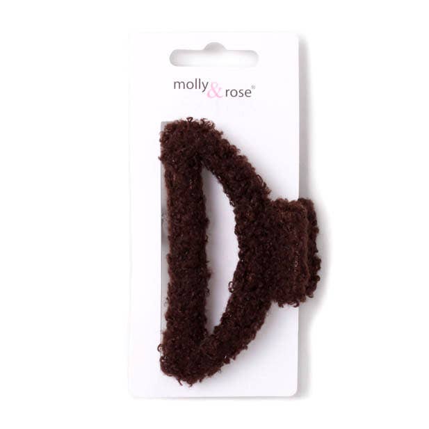 Teddy fabric covered clamp 9cm