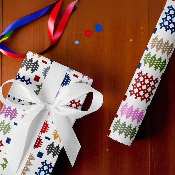 Welsh Tapestry Wrapping Paper - Multicoloured